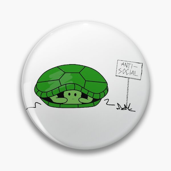 Item preview, Anti social Turtle designed and sold by alisonrog.