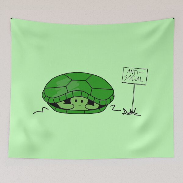 Item preview, Anti social Turtle designed and sold by alisonrog.