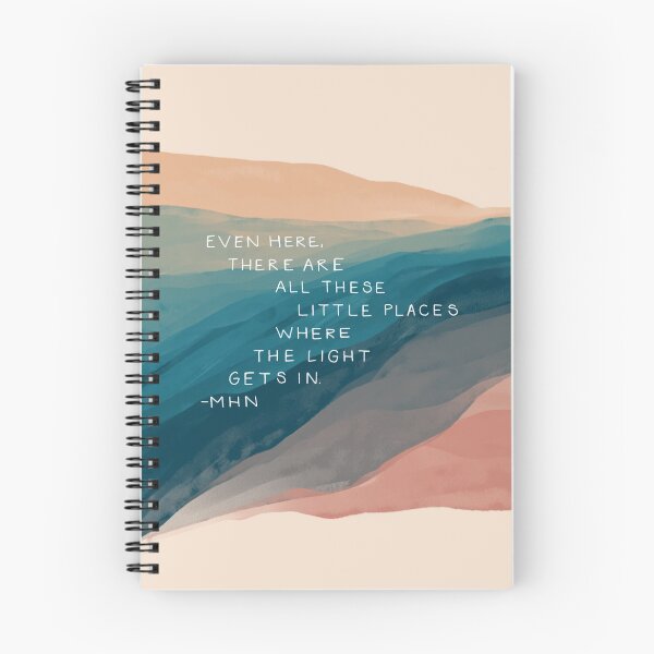 Aperçu de l'œuvre "Même ici, il y a de petits endroits où la lumière entre" - Citation inspirante et art abstrait à l'aquarelle par Morgan Harper Nichols créée et vendue par morgansgoods.