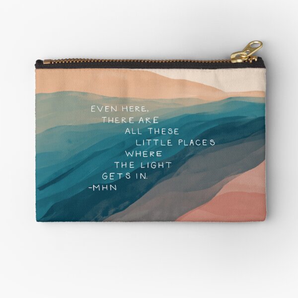 Item preview, "Even here, there are little places where the Light gets in" - Inspirational Quote and Watercolor Abstract Art by Morgan Harper Nichols designed and sold by morgansgoods.