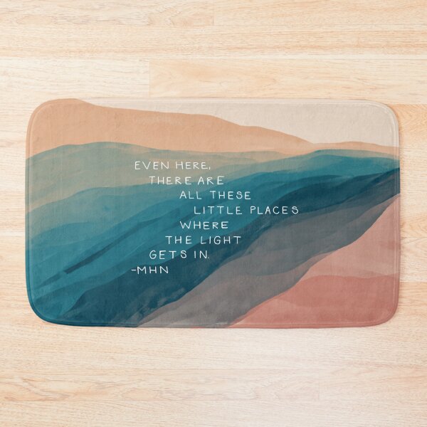 Item preview, "Even here, there are little places where the Light gets in" - Inspirational Quote and Watercolor Abstract Art by Morgan Harper Nichols designed and sold by morgansgoods.