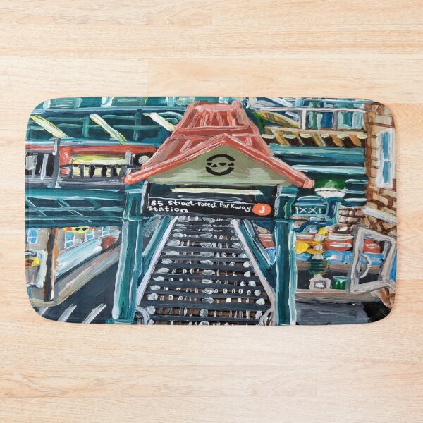 Item preview, Forest Parkway Train Station Staircase of Woodhaven designed and sold by Deborah Camp.