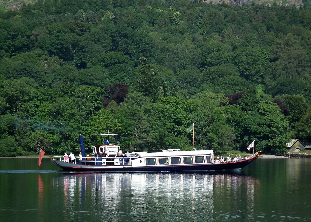 steam yacht gondola on coniston water