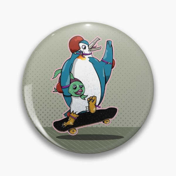 Item preview, Penguin Skateboarding designed and sold by piedaydesigns.
