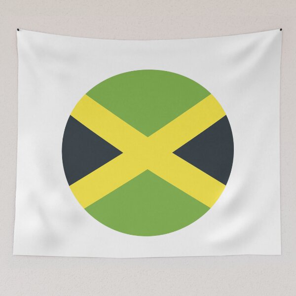 Item preview, Round Jamaican Flag | Official Flag  designed and sold by MyIdentityShop.