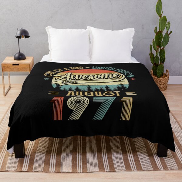 Item preview, August 1971 Vintage 50 Years Old Retro 50th Birthday Gift designed and sold by cadieuxart.