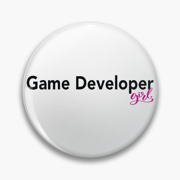Item preview, Game Developer Girl designed and sold by WordsGamersUse.