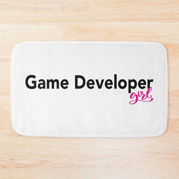 Item preview, Game Developer Girl designed and sold by WordsGamersUse.