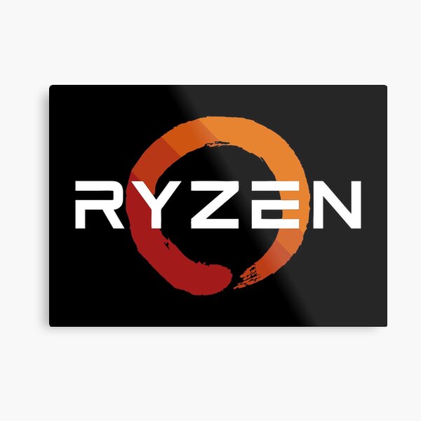 Amd Ryzen Metal Prints Redbubble