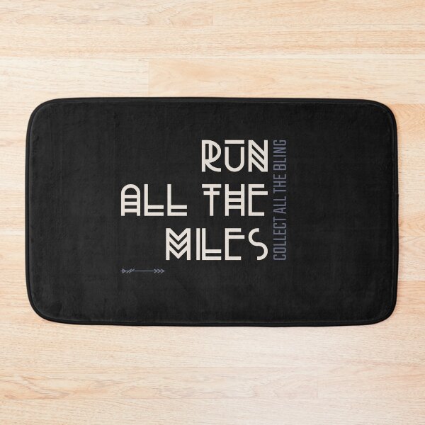 Item preview, Run All the Miles - Bling designed and sold by Marathon-Runner.