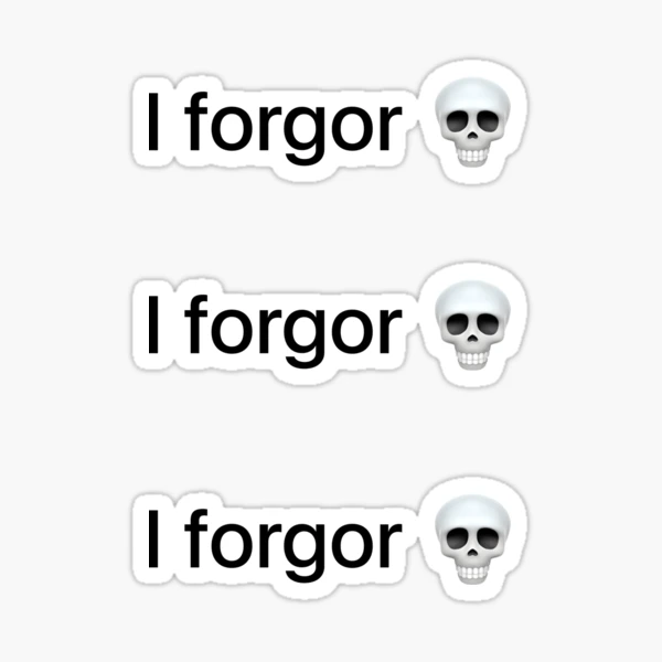 I Forgor Skull GIF - I Forgor Skull Skull Meme - Discover & Share GIFs