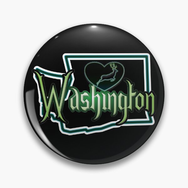 Item preview, Washington Outline Vintage Love - USA State Retro Design designed and sold by Atouke.
