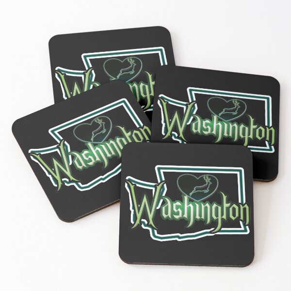 Item preview, Washington Outline Vintage Love - USA State Retro Design designed and sold by Atouke.