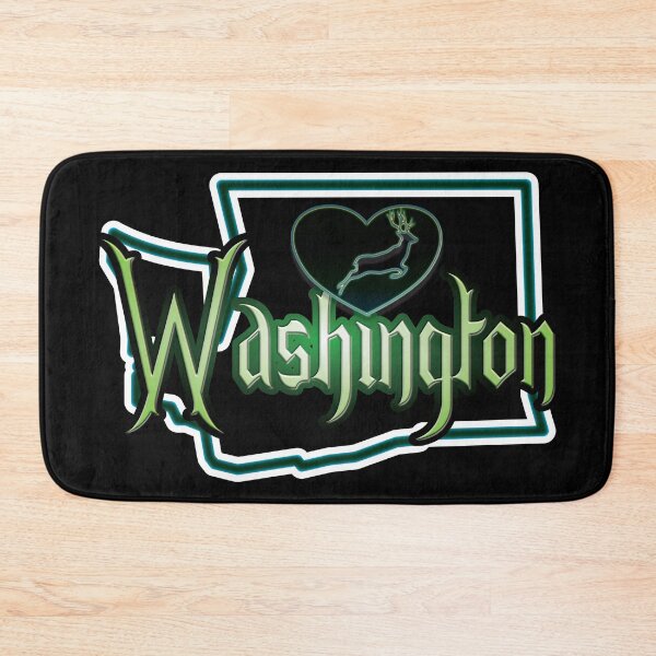 Item preview, Washington Outline Vintage Love - USA State Retro Design designed and sold by Atouke.
