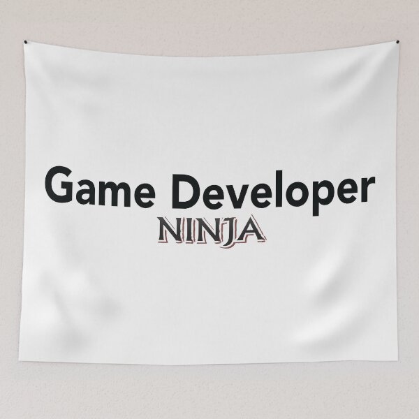 Item preview, Game Developer Ninja designed and sold by WordsGamersUse.