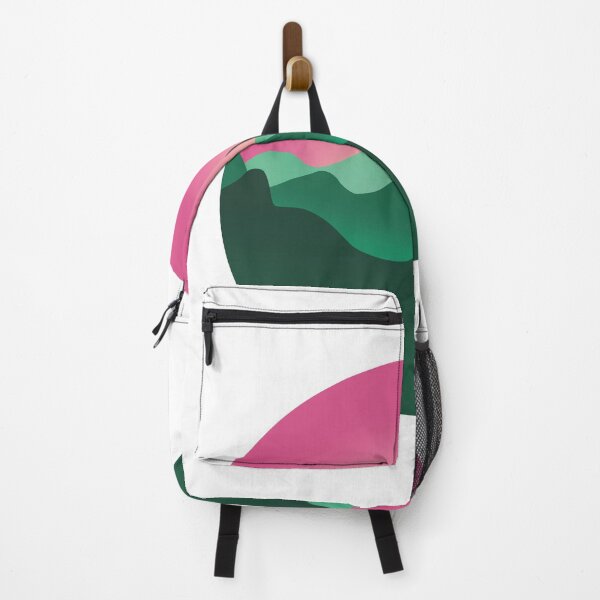 Item preview, Sunset Hills Green and Pink designed and sold by kkmakanas.