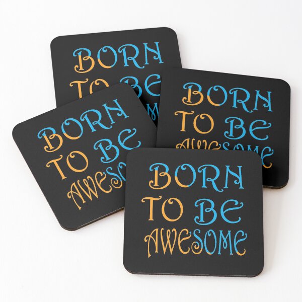 Item preview, Born to be awesome designed and sold by pnkpopcorn.