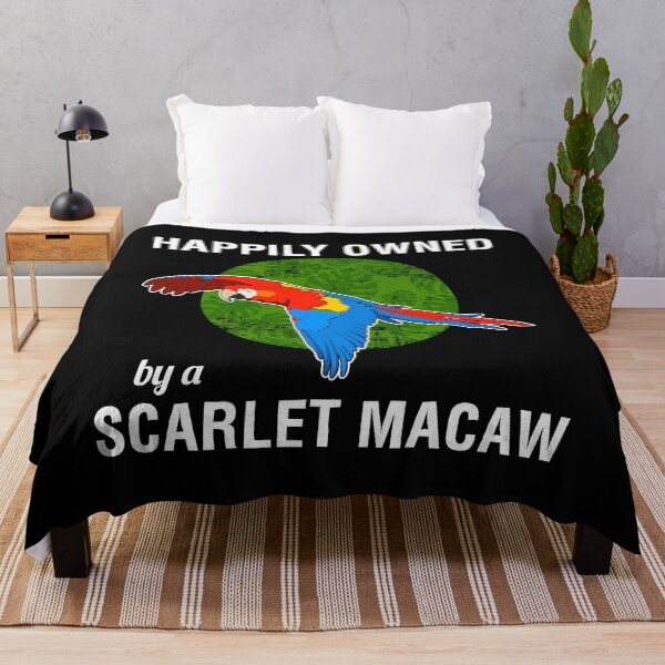 Item preview, Parrot Owner Happily Owned By A Scarlet Macaw graphic designed and sold by jakehughes2015.