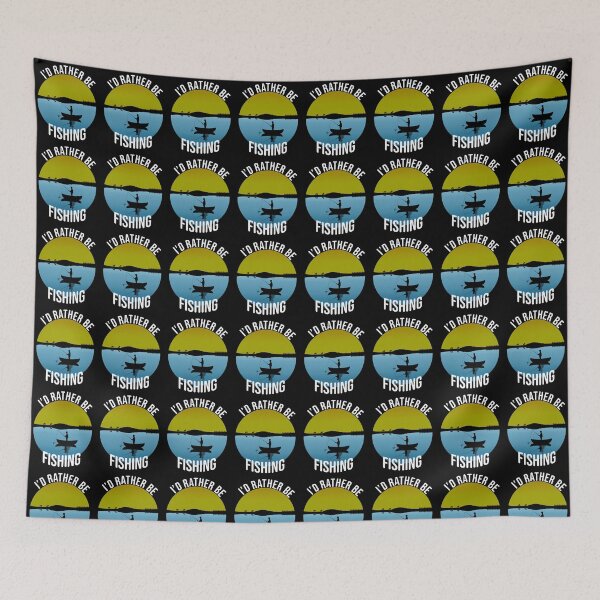 Item preview, I'd Rather Be Fishing designed and sold by geminivibe.