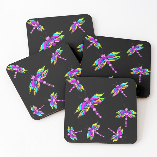 Item preview, Rainbow colored dragonflies  designed and sold by clounewcomb.