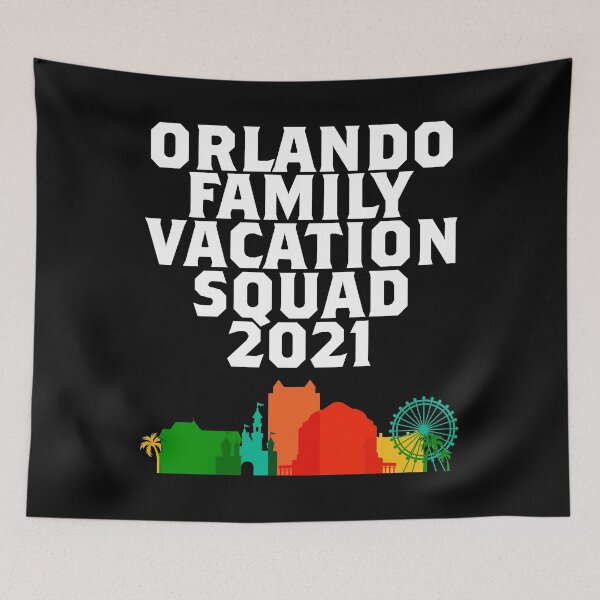 Item preview, Fun Matching Orlando Family Vacation Squad 2021 print designed and sold by jakehughes2015.