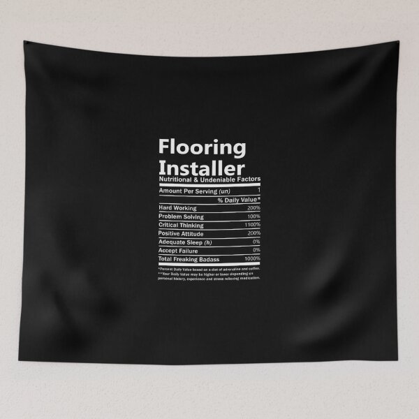 Item preview, Flooring Installer T Shirt - Nutritional And Undeniable Factors Gift Item Tee designed and sold by arlinasdua.