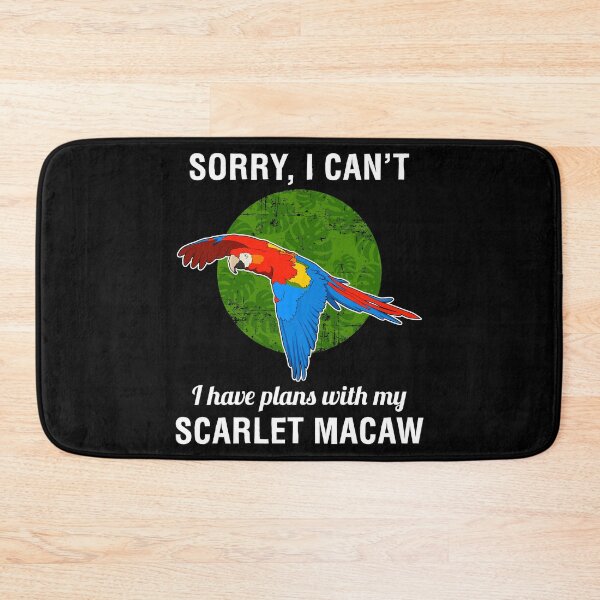 Item preview, Parrot Lover Plans With My Scarlet Macaw design designed and sold by jakehughes2015.