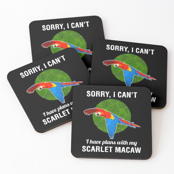 Item preview, Parrot Lover Plans With My Scarlet Macaw design designed and sold by jakehughes2015.