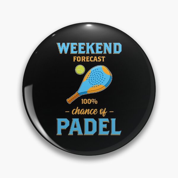 Item preview, Weekend Forecast Paddle Tennis Padel print designed and sold by jakehughes2015.
