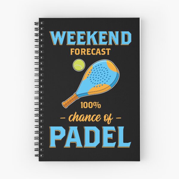 Item preview, Weekend Forecast Paddle Tennis Padel print designed and sold by jakehughes2015.