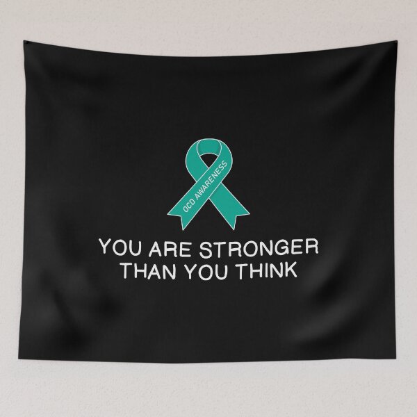 Item preview, You Are Stronger Obsessive-compulsive Disorder OCD Awareness design designed and sold by jakehughes2015.