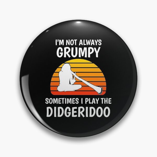 Item preview, Not Always Grumpy Aboriginal Music Didgeridoo print designed and sold by jakehughes2015.