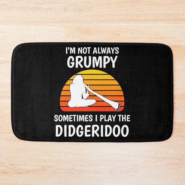 Item preview, Not Always Grumpy Aboriginal Music Didgeridoo print designed and sold by jakehughes2015.