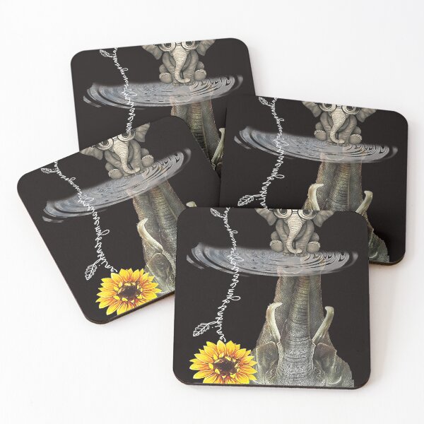 Item preview, Sunflower Elephant Reflection Friend Elephant Lovers designed and sold by tranminhthuan19.