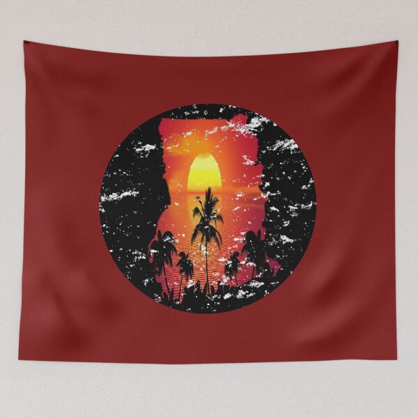 Item preview, Retro Ghana map on the Beach Sunset designed and sold by DIBS2021.