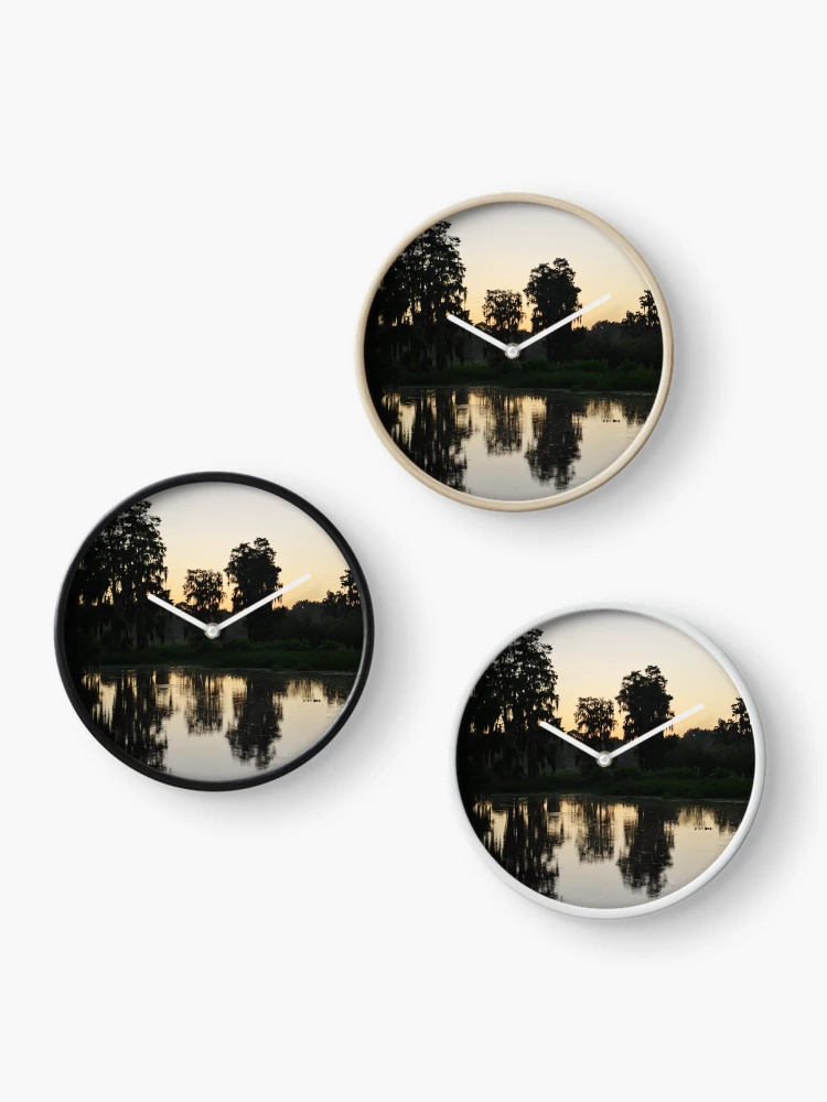 Thumbnail 3 of 4, Clock, The Golden Hour designed and sold by InhumanImaging.
