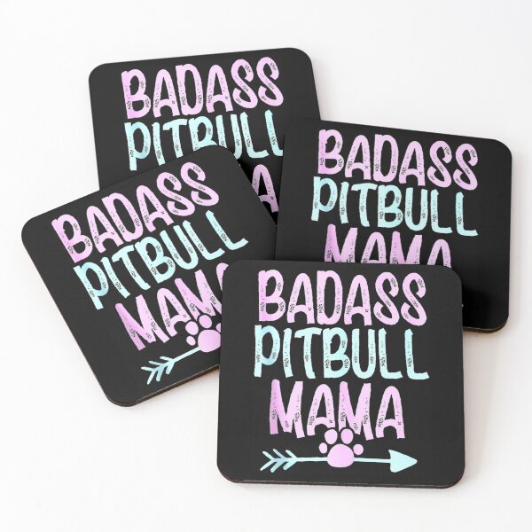 Item preview, BadAss Pitbull Mama Funny Dog Owner designed and sold by wowart4u.