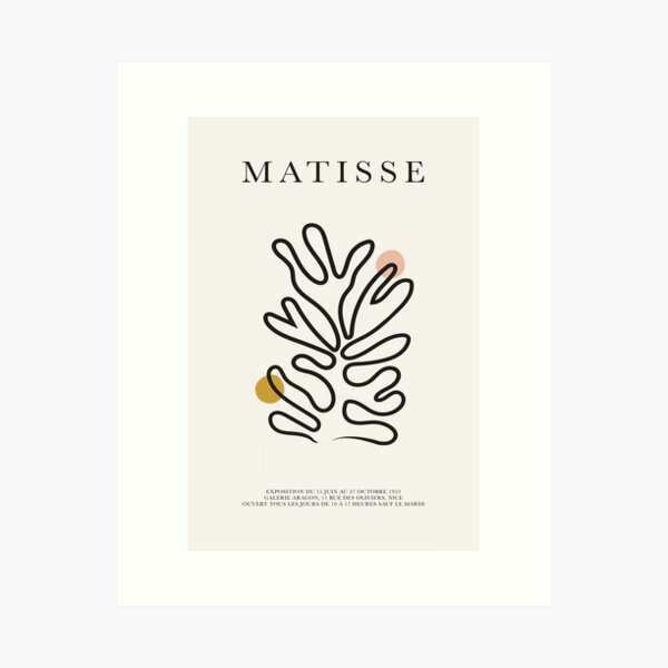 Matisse - Affiche de l'exposition Impression artistique