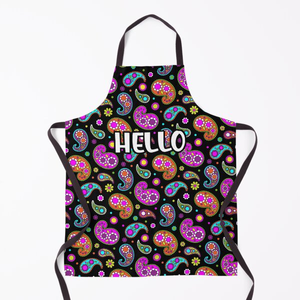 Item preview, Funky Paisley Floral Pattern Hello designed and sold by creative321.