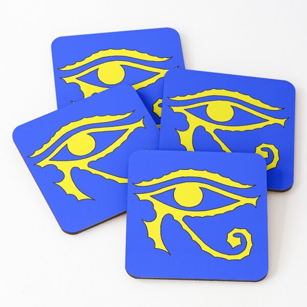 Aperçu de l'œuvre Oeil d'Horus (fond bleu) créée et vendue par JWDanielson.