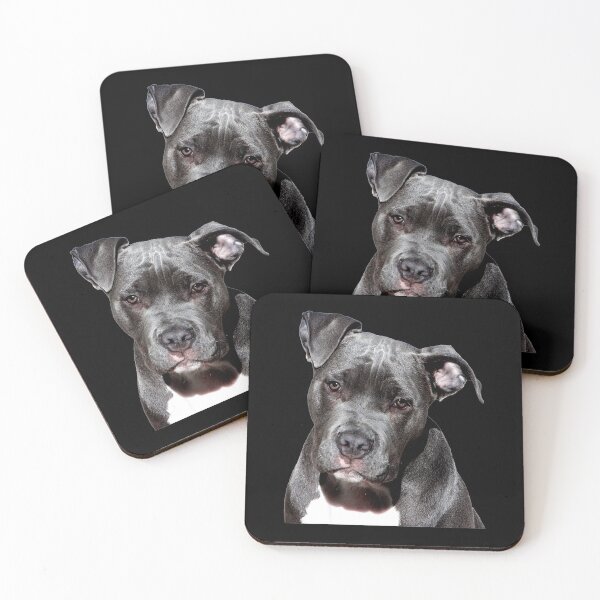 Item preview, Beautiful Sad Funny Friendly Pitbull Dog designed and sold by wowart4u.