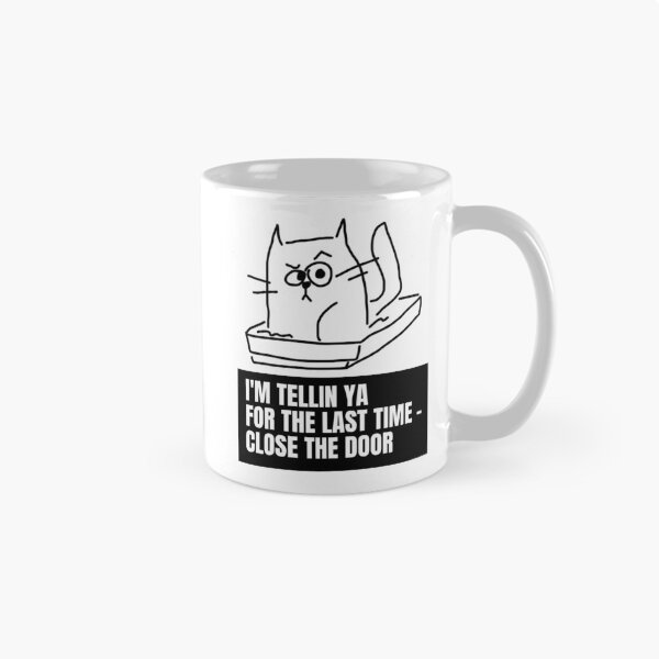 Item preview, A Little Privacy Cat - Close the Door designed and sold by Purrfecta.