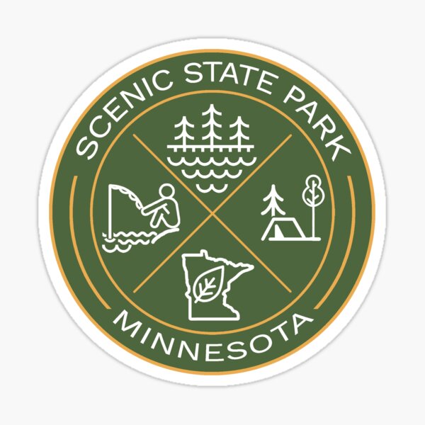 Item preview, Scenic State Park Heraldic Logo designed and sold by VanyaKar.