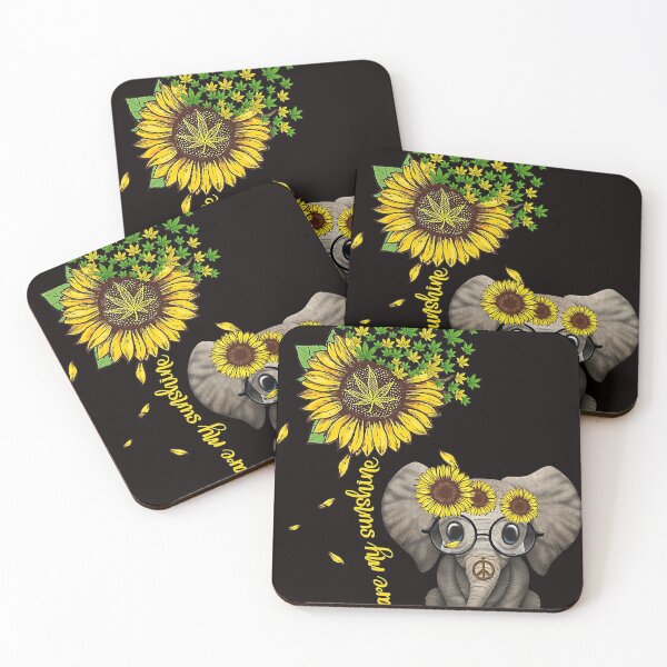 Item preview, Sunflower Elephant Weed Leaf Canabis Marijuana designed and sold by tranminhthuan19.