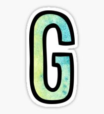 G Monogram Stickers | Redbubble