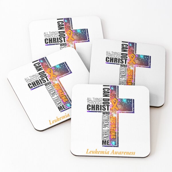 Item preview, I Can Do All Things Through Christ Leukemia Awareness designed and sold by Brad-FI.