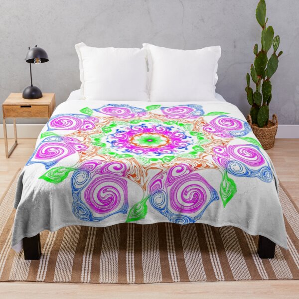 Item preview, Psychedelic swirl - elegant abstract pattern designed and sold by CyclingArtist.