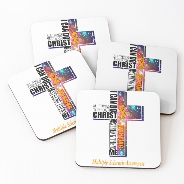 Item preview, I Can Do All Things Through Christ Multiple Sclerosis Awareness designed and sold by Brad-FI.