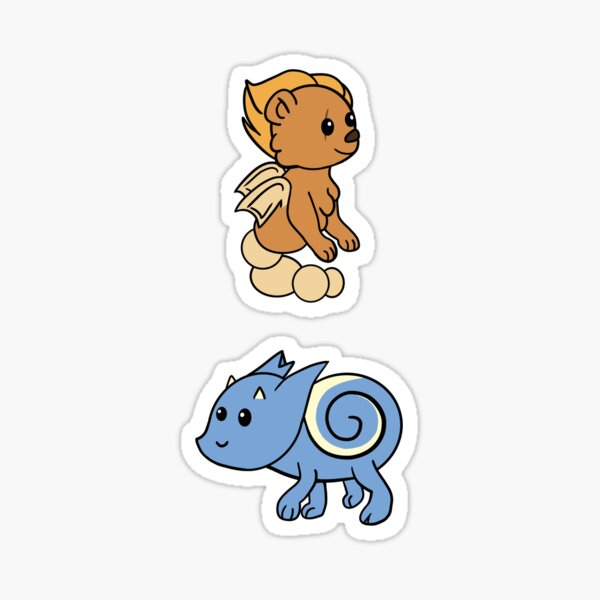 "Owl house palisman stickers viney and Gus " Sticker by CrazedDoodles Redbubble