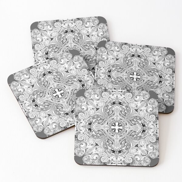 Item preview, Bleached 4 horseman  - elegant abstract pattern designed and sold by CyclingArtist.